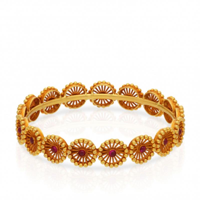 Divine Gold Bangle BADICDRUZZY001