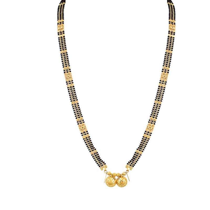 Traditional Three Line Vatti Gold Mangalsutra