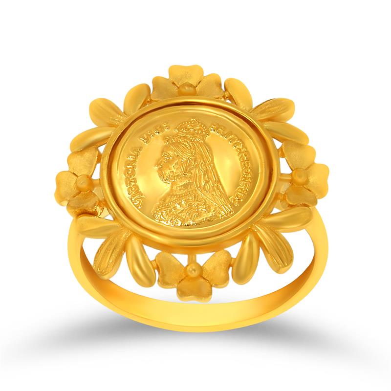 The Beautiful Queen Victoria Gold Ring