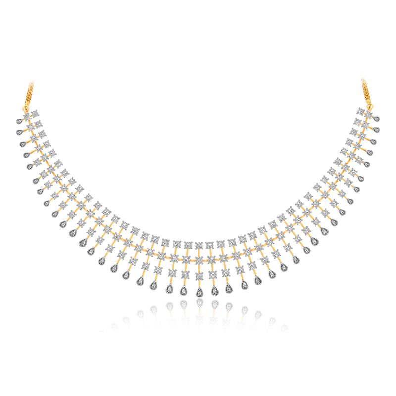 Stunning Crafted Diamond Necklace