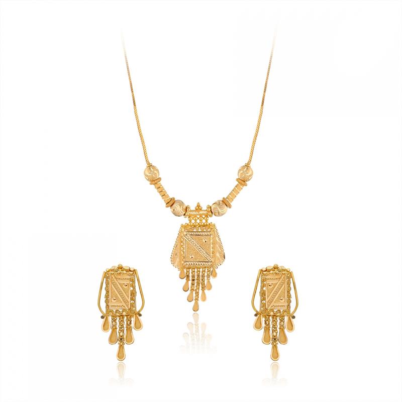 FROST & SHINE GOLD PENDANT SET 1