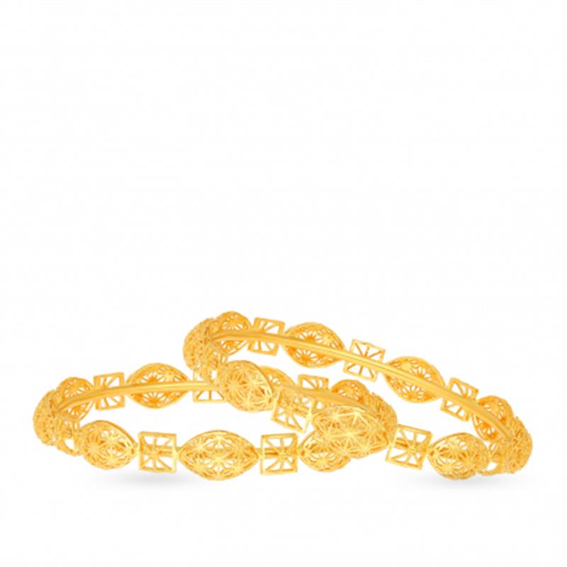  Gold Bangle Set BS100000414859