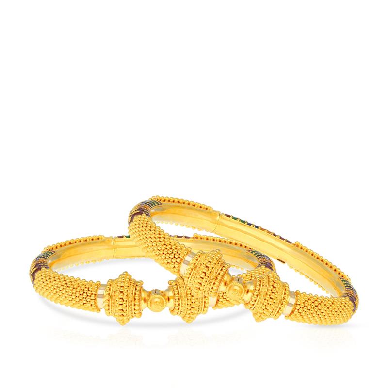 Ethnix Gold Bangle Set BS100001248349