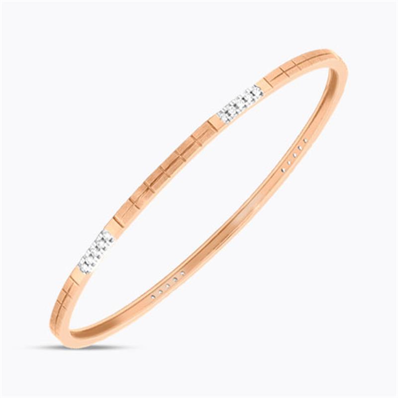 Classic Rose Diamond Bangle