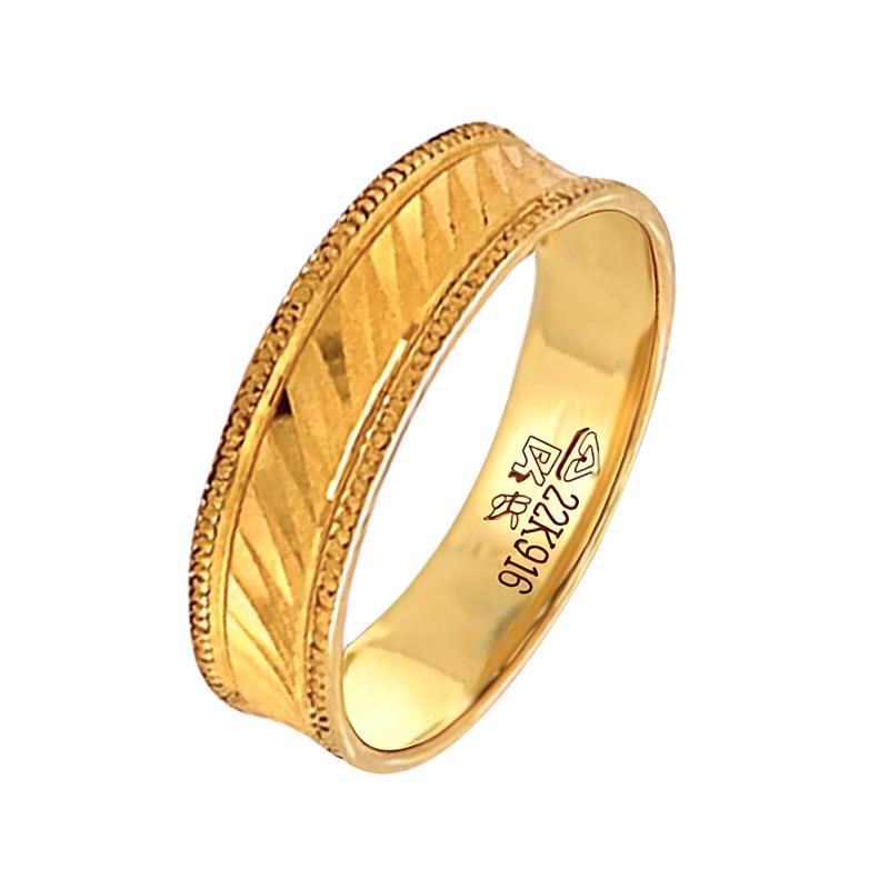 Elegant Daily Wear 22kt Yellow Gold Band