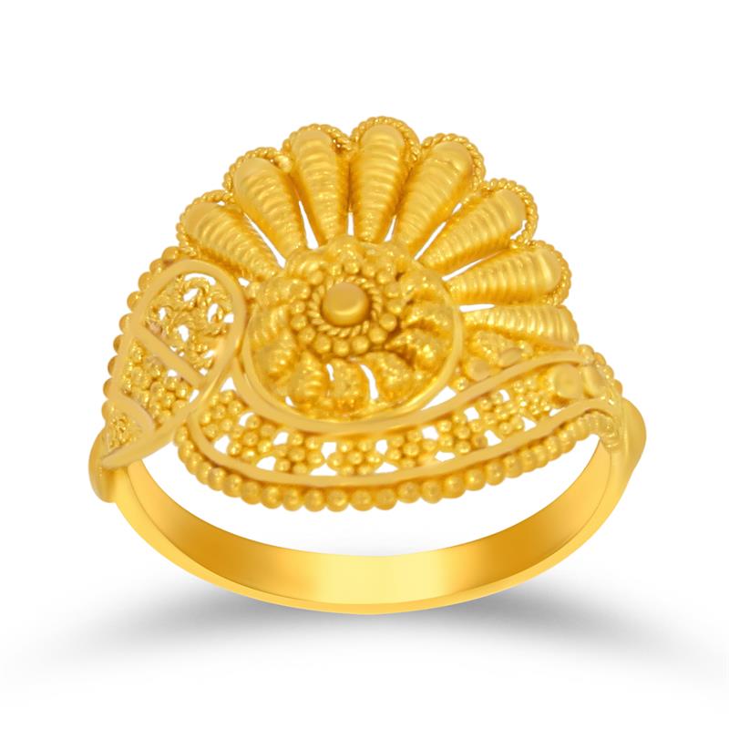 The Chandrachura Solid Gold Ring