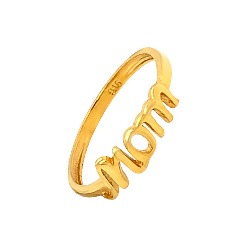 Adorable Mom Gold Ring