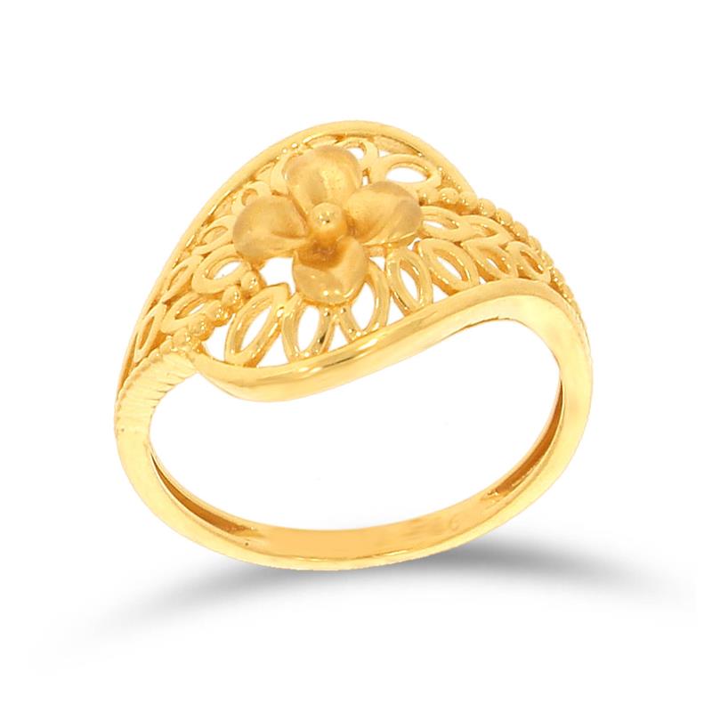 The Indian Deco Gold Ring