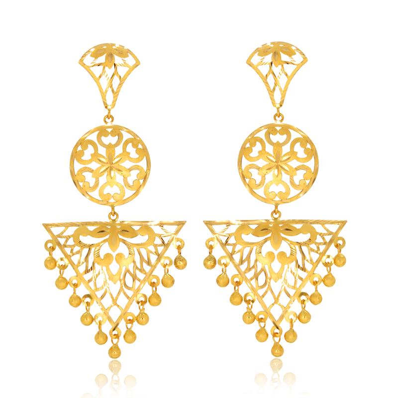 New Triangular Nakshi Earrings