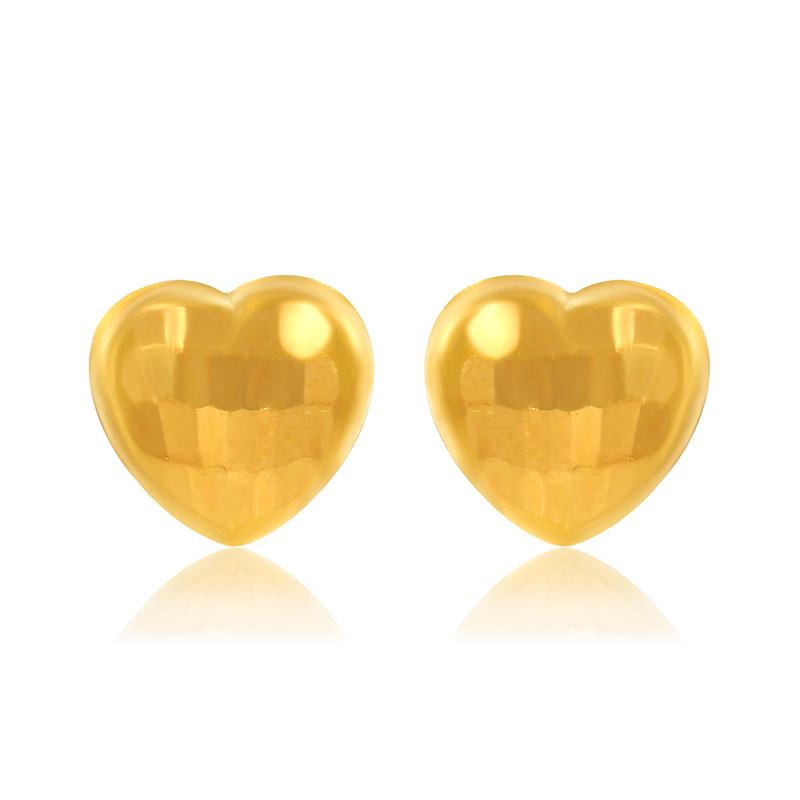 Radiating Love Gold Studs