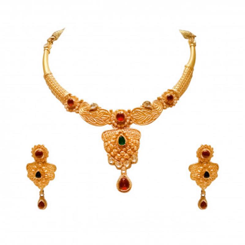 The Gold Necklace Set GSS01108087