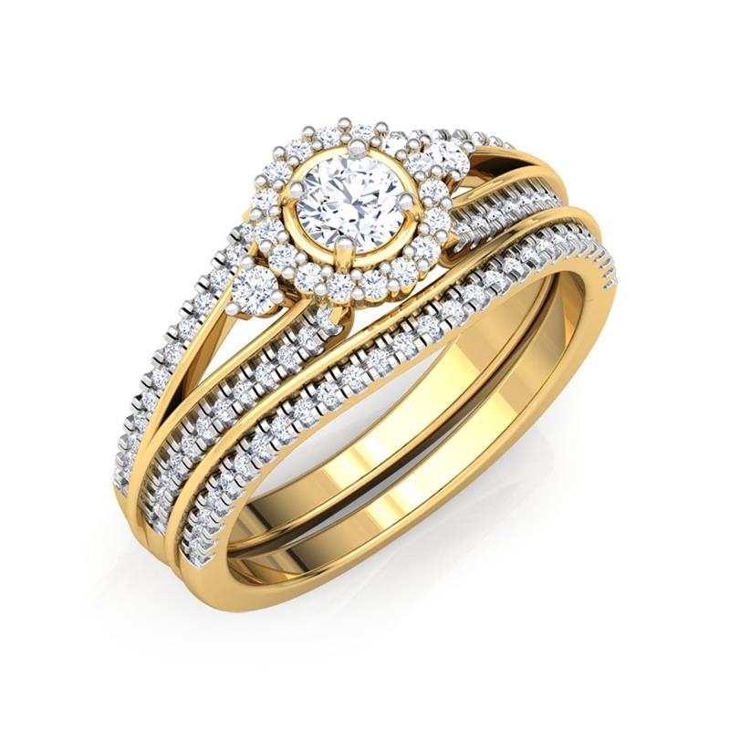 Eternal Solitaire Bridal Ring Set