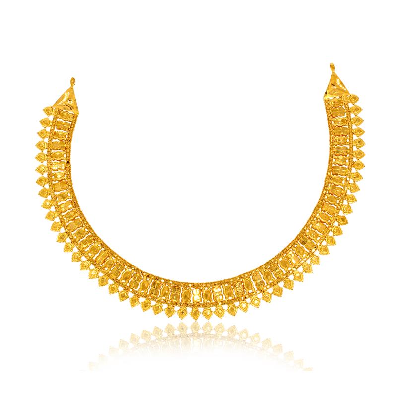 Beads Round Gold Necklace