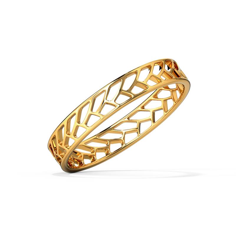 Weave Cutout Gold Band