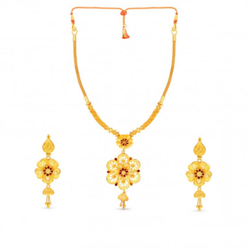 Gold Necklace set NS100001268066