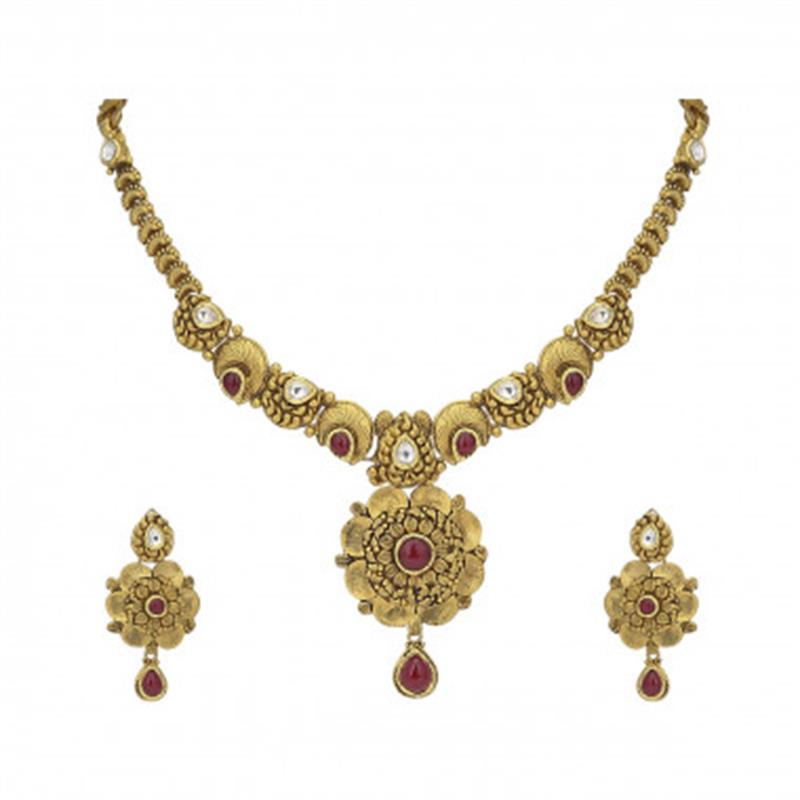 The Gold Necklace Set GSS01106167