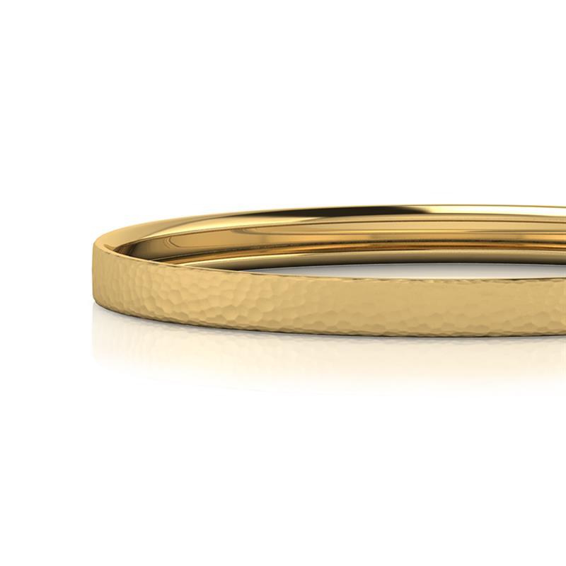 Corin Hammered Gold Bangle