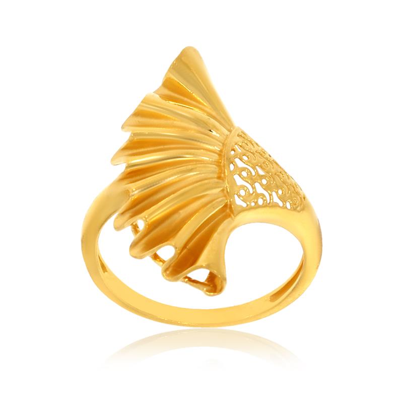 The Mushroom Gold Ring