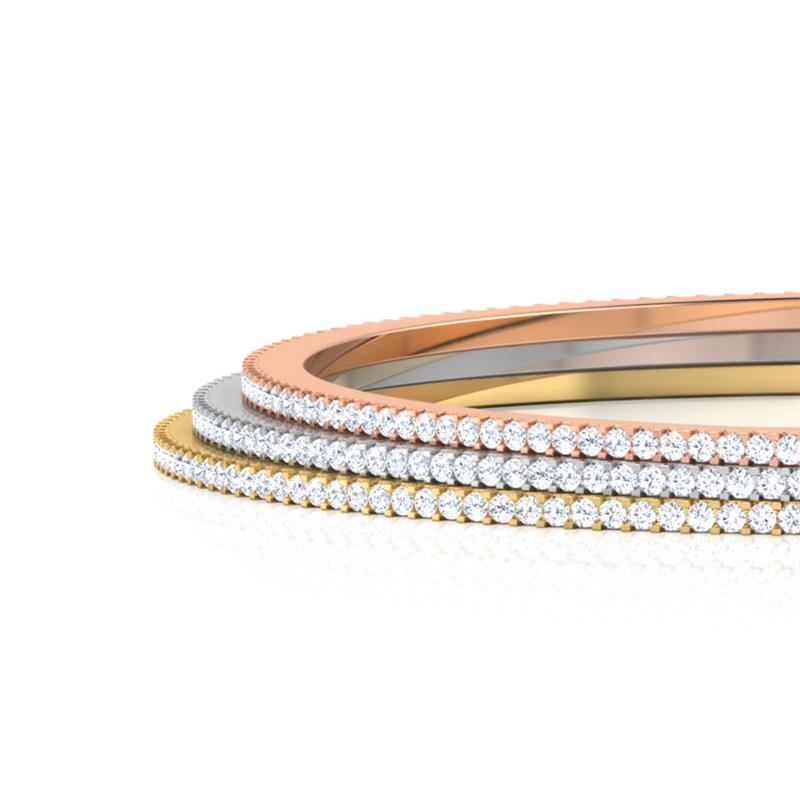 Sheen Diamond Stackable Bangles