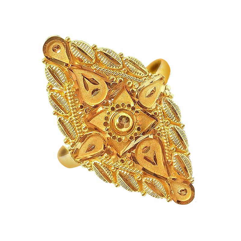 Attractive Daily Wear Yellow Gold 18kt Ring