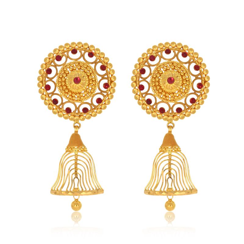 Grace of Modern Gold Jhumka