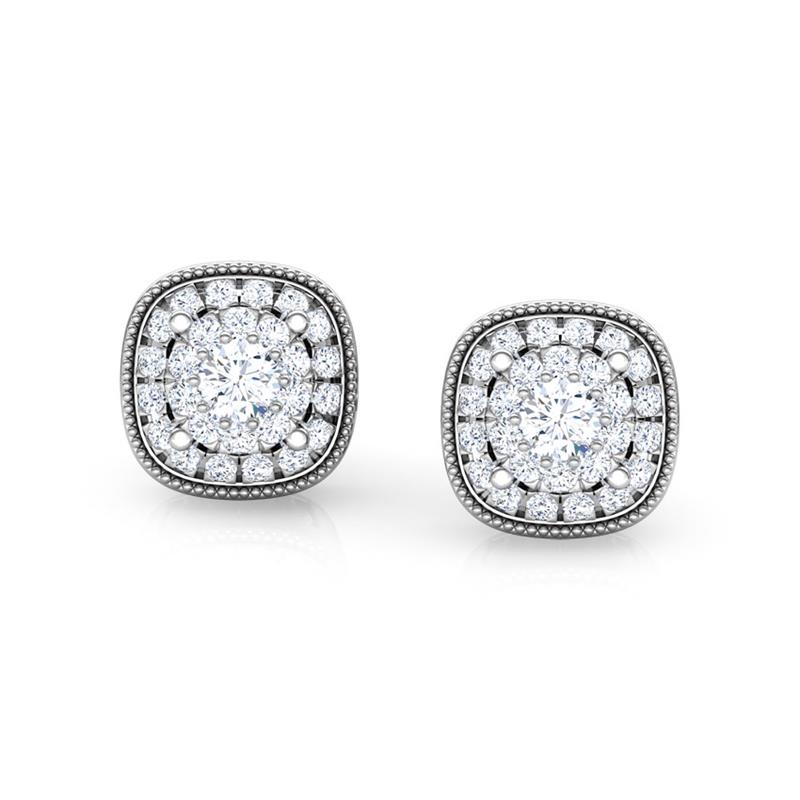 Classic Diamond Stud Earrings