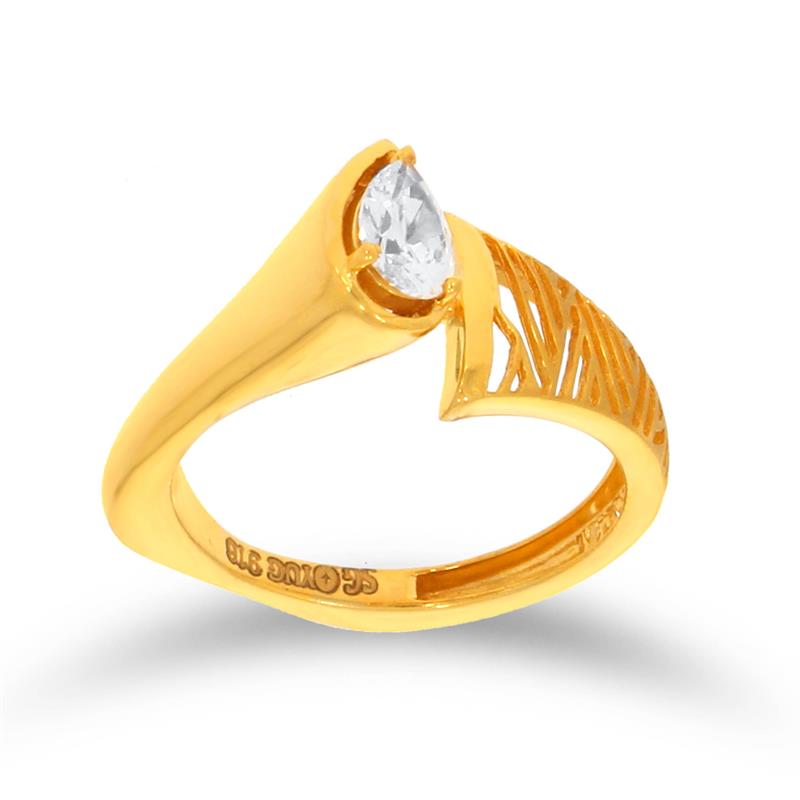 Glorified Artistic Gold Ring