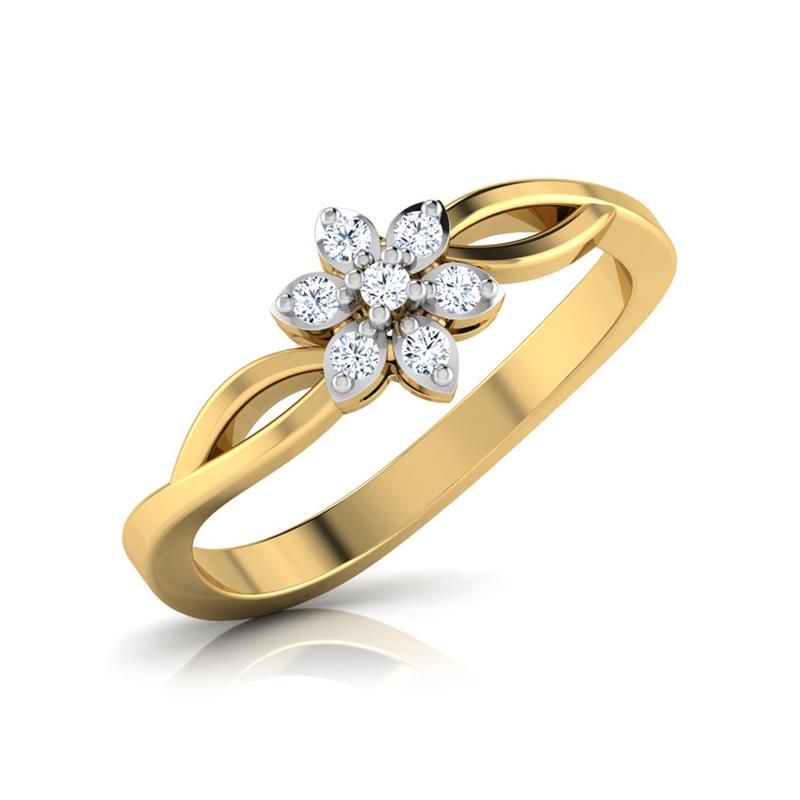 Petal Diamond Ring