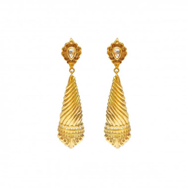 The Gold Earrings A0386 