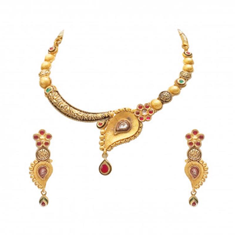 The Gold Necklace Set GSS02750194