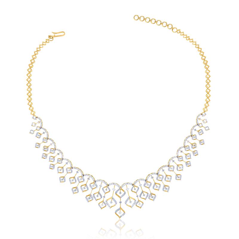 Scintillating Diamond Necklace