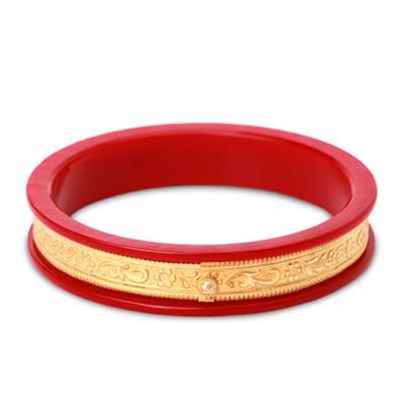 ADRITYA KYRA CHOODA GOLD BANGLE SET