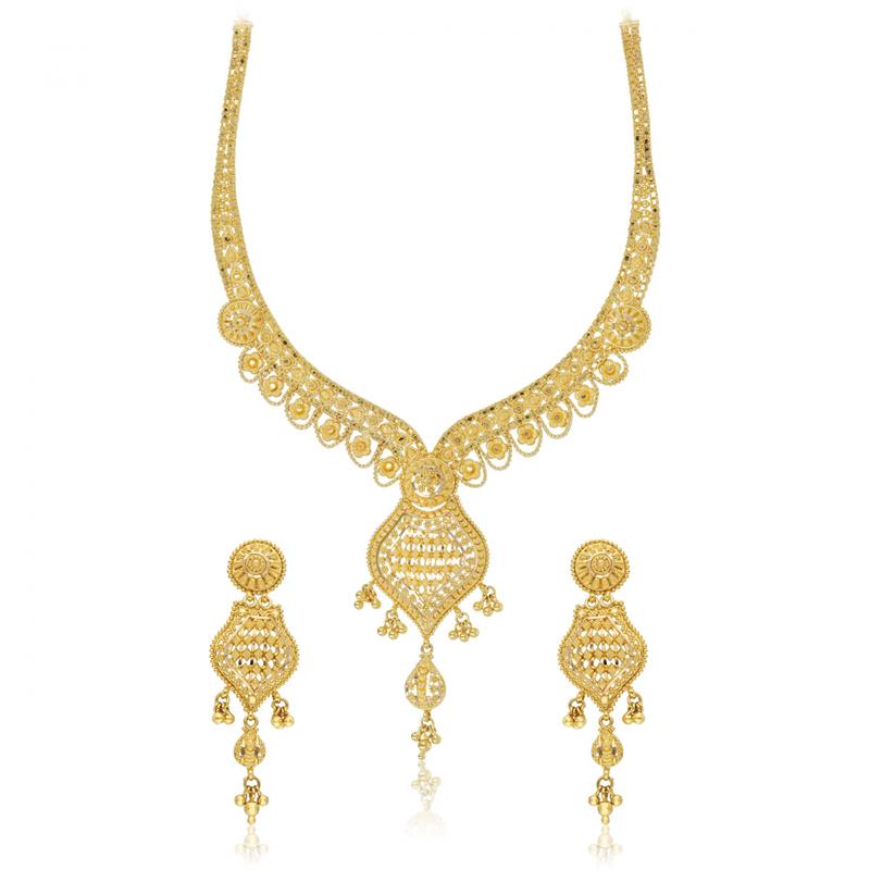 GOLD NECKLACE SET 1X