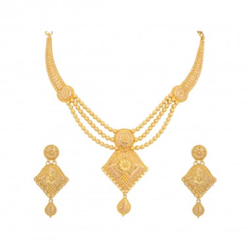 The Adeen Gold Necklace Set