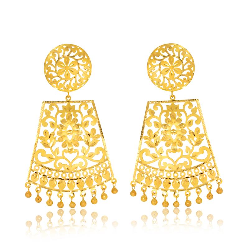 The New Nakshi Gold Earrings