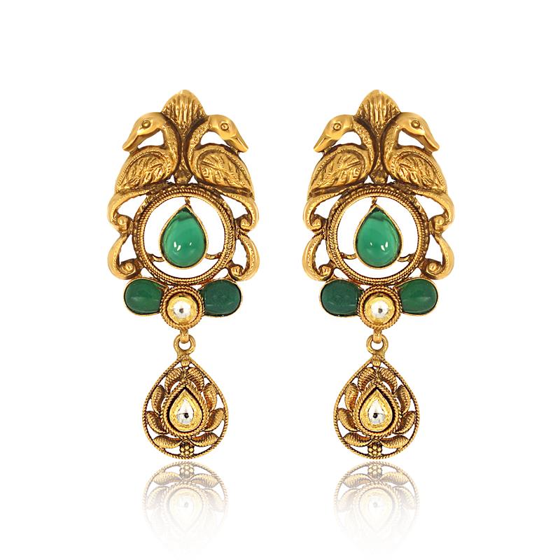 Newfangled Antique Gold Earrings