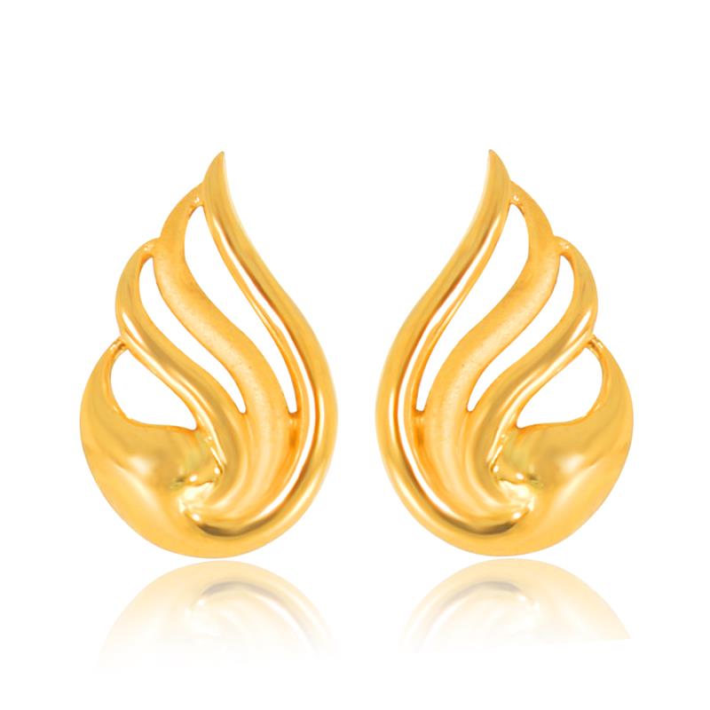 Cute Tiny Wing Gold Studs