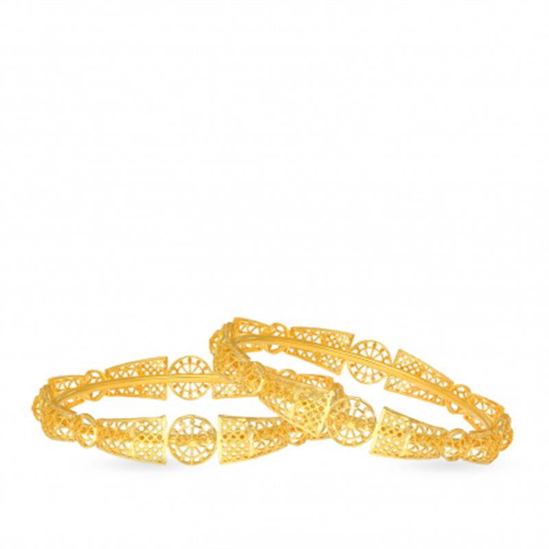 Gold Bangle Set BS100000414903a