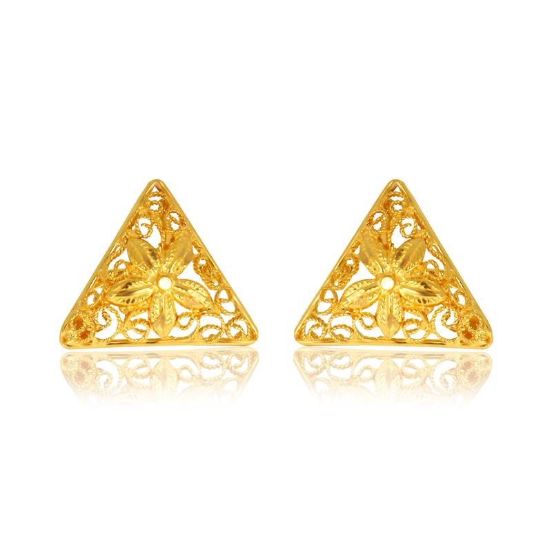 Magnifico Gold Studs