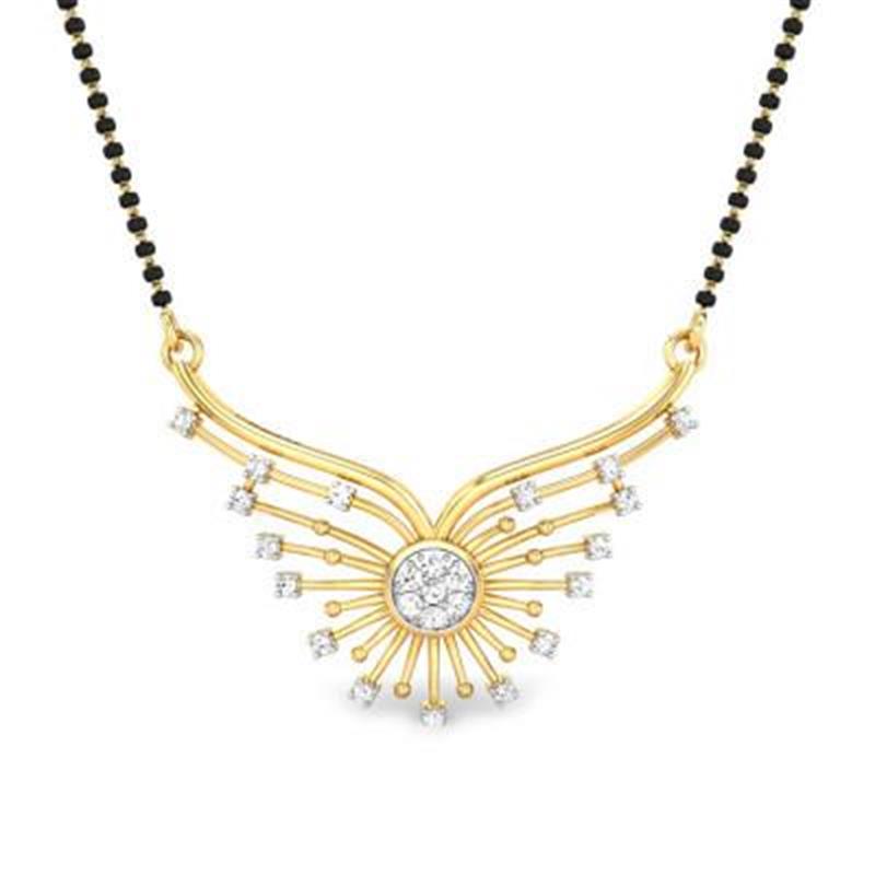 SHAMA DIAMOND MANGALSUTRA PENDANT