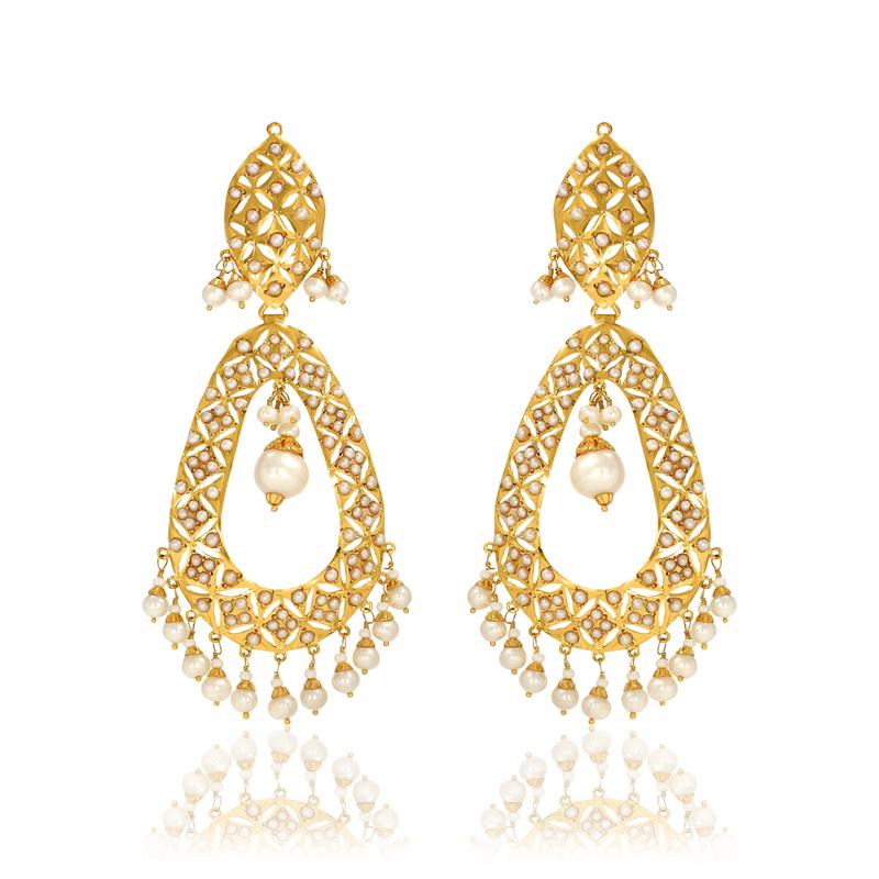 An Inspired Gold Danglers