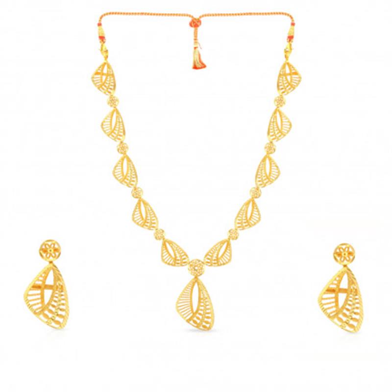 Gold Necklace Set NS100001107216