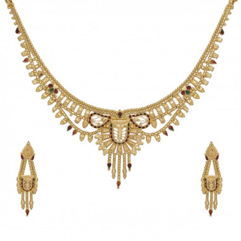 The Gold Necklace Set GSS01291772