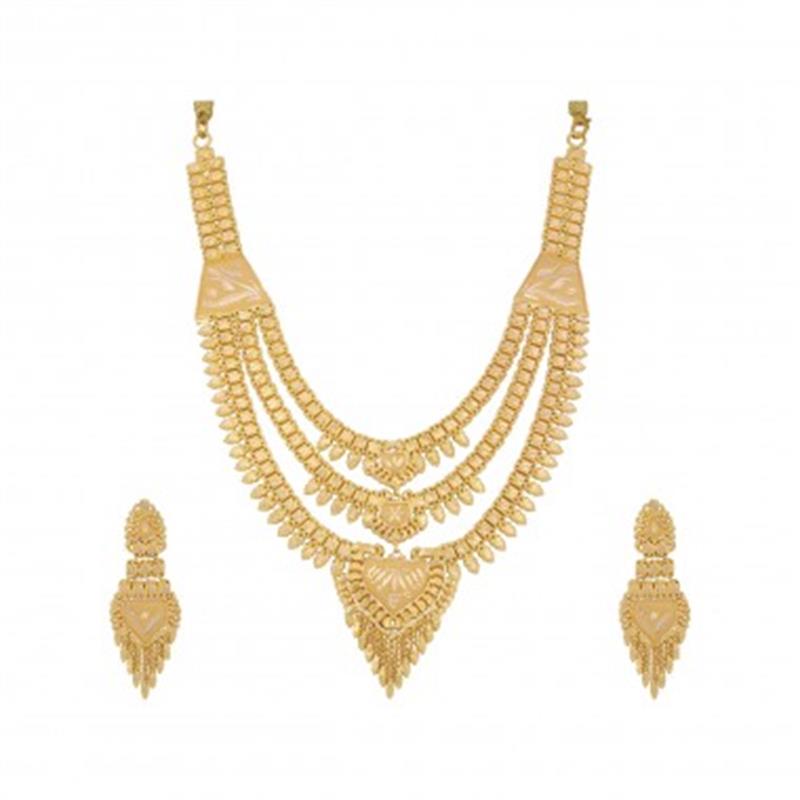 The Biron Gold Necklace Set 