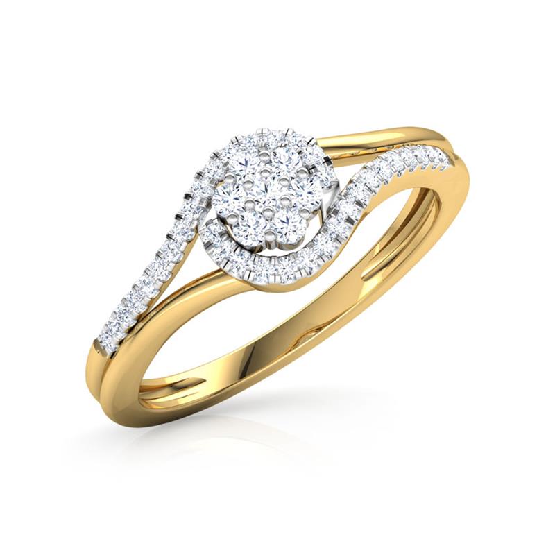 Elen Cluster Diamond Ring