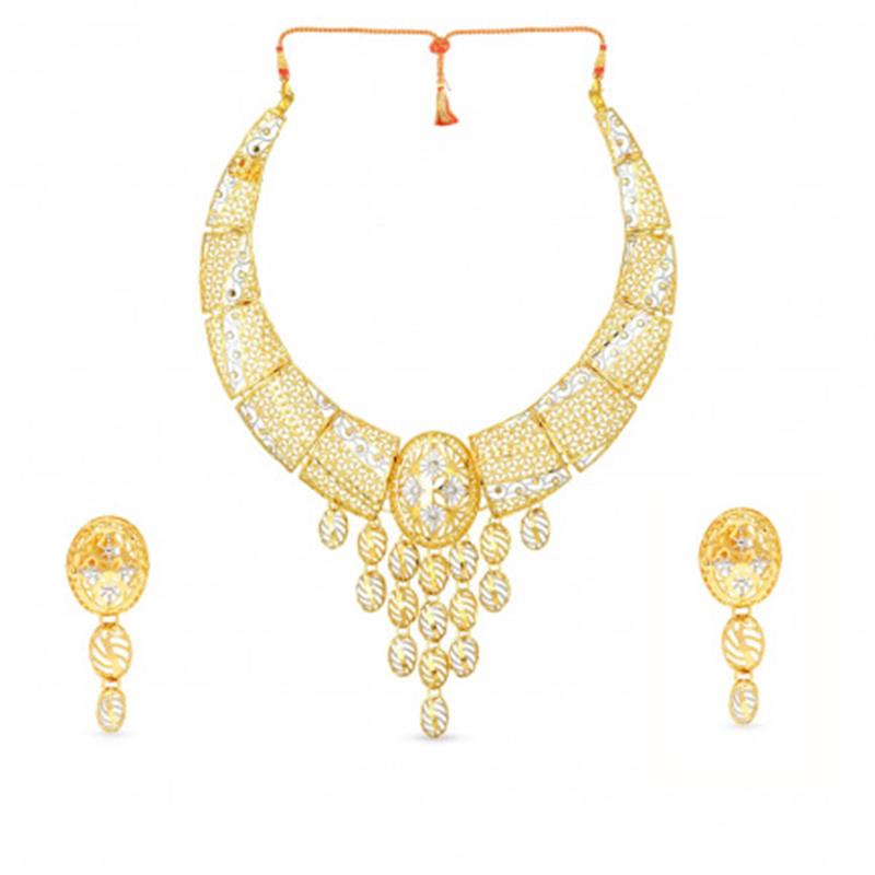 Gold Necklace set NS100001266875