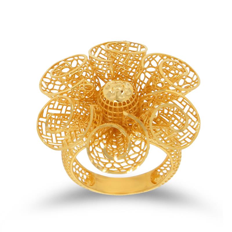 Jaal intricate Gold Ring