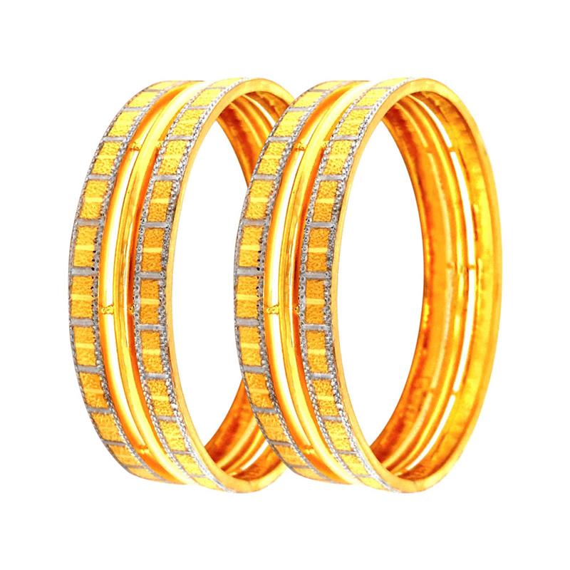 Ceremonial Traditional Yellow Gold 22kt Bangles