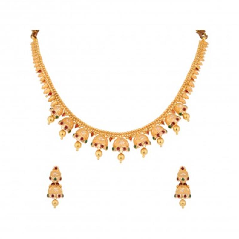 The Nirvana Gold Necklace Set 