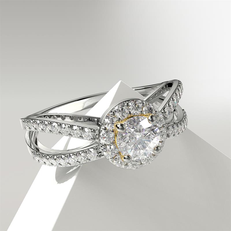 Lustre Solitaire Ring